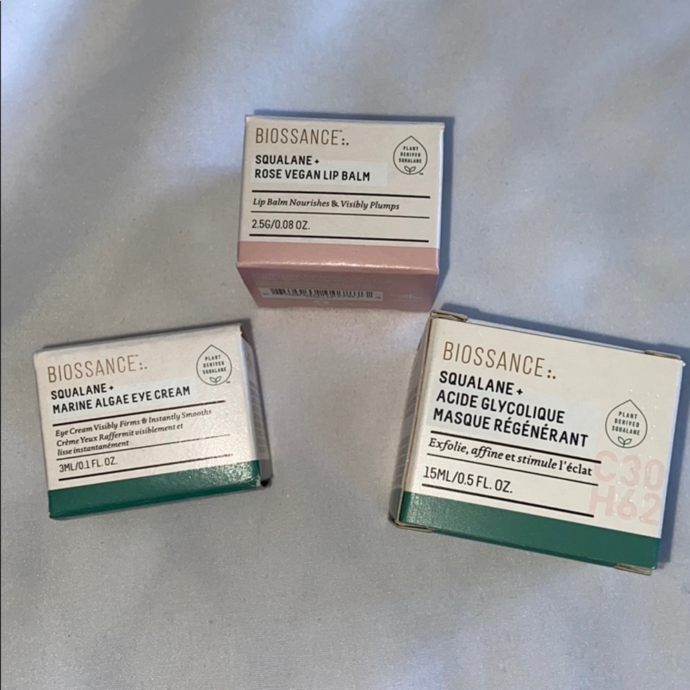 Biossance bundle!